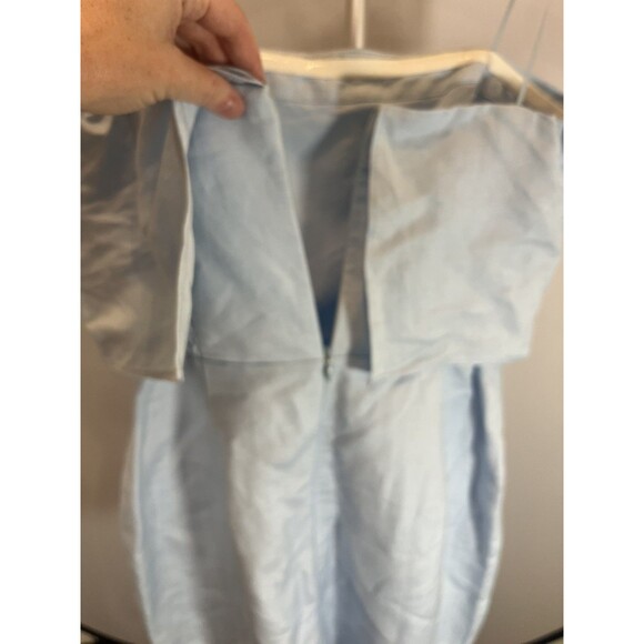 Amanda Uprichard Matea  Skort Romper POWDER BLUE Sz S /100% AUTHENTIC- NWT - Picture 2 of 16